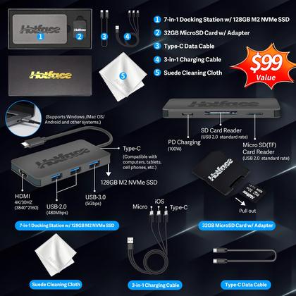 Imagem de Notebook HP Stream 14 HD BrightView Intel Celeron N4120 16 GB de RAM