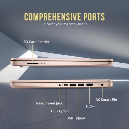 Imagem de Notebook HP Stream 14 HD BrightView Intel Celeron N4120 8 GB/288 GB