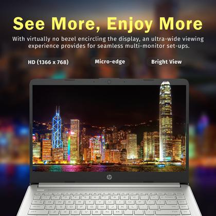 Imagem de Notebook HP Stream 14 HD Intel Celeron N4120 4 GB de RAM 64 GB SSD