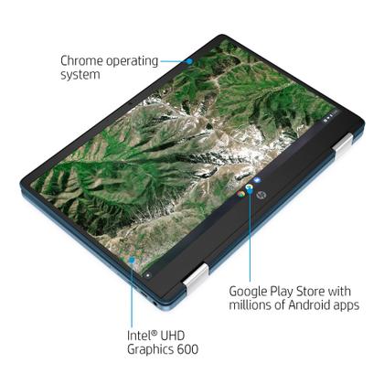 Imagem de Notebook HP X360 14a Chromebook 14 HD 4 GB 64 GB Intel Celeron