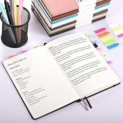 Imagem de Notebook Journal OMEYA A5 - 160 Páginas (Pacote com 3) - Pautado