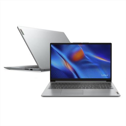 Imagem de Notebook Lenovo IdeaPad 1 R5-7520U 8GB 512GB SSD Linux 15.6" 82X5S00500 Cloud Grey