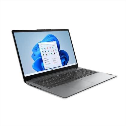 Imagem de Notebook Lenovo IdeaPad 1I 15IJL7 Celeron 4GB 128GB Emmc FHD Windows 11 Cloud Grey Tela 15.6 com Office Personal