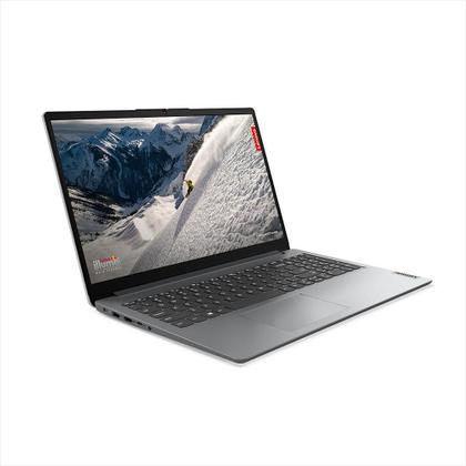 Imagem de Notebook Lenovo IdeaPad 1i Intel Core i3-1215U 4GB 256GB SSD Linux 15.6" 82VYS00600 Cloud Grey