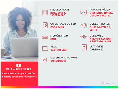 Imagem de Notebook Lenovo IdeaPad 3i 82BS0001BR Intel Corei5