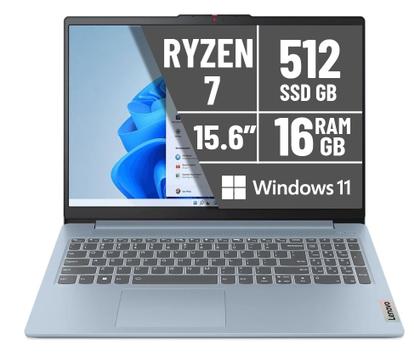 Notebook lenovo ideapad slim 3 15abr8 15.6 polegadas amd ryzen 7