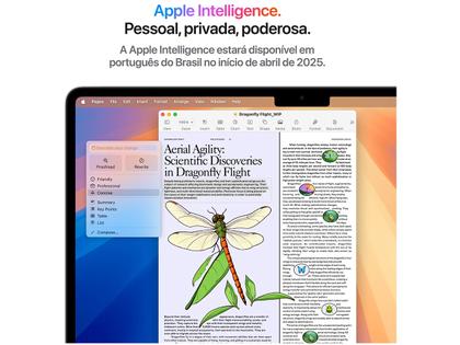 Imagem de Notebook Macbook Air Apple 13" M4 16GB RAM SSD 256GB Prateado