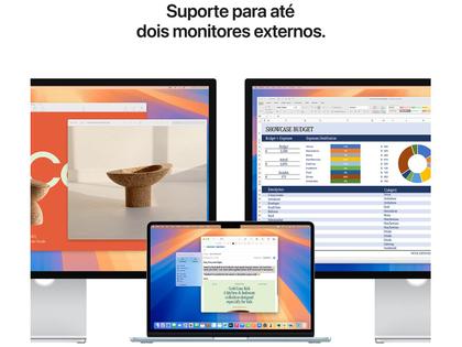 Imagem de Notebook Macbook Air Apple 13" M4 16GB RAM SSD 256GB Prateado