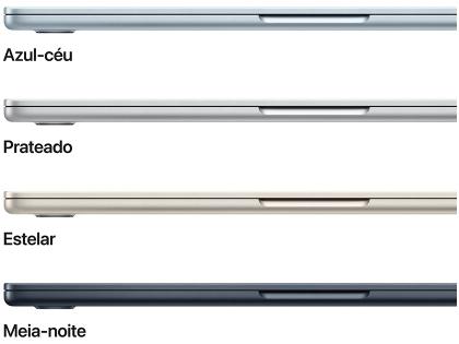 Imagem de Notebook Macbook Air Apple 13" M4 16GB RAM SSD 256GB Prateado