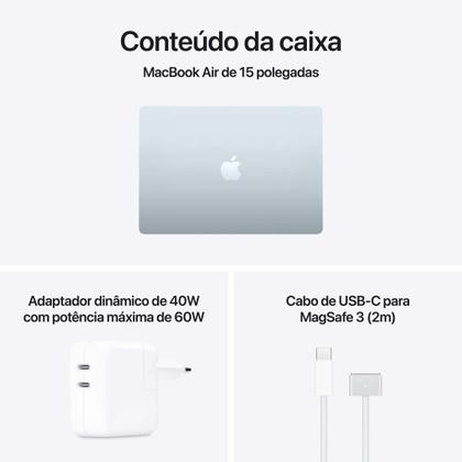 Imagem de Notebook MacBook Air Apple 15" M5 16GB RAM 1TB SSD Azul-céu
