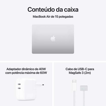 Imagem de Notebook MacBook Air Apple 15" M5 16GB RAM 1TB SSD Prateado