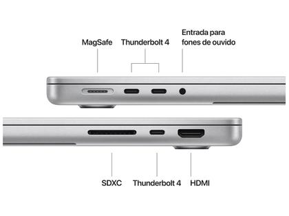 Imagem de Notebook Macbook Apple Pro 14" M4 16GB RAM SSD 1TB Prateado