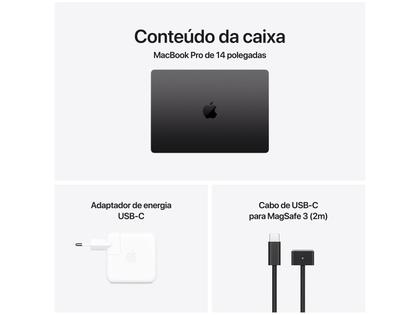 Notebook Macbook Pro Apple 14" M4 16GB RAM SSD 1TB Preto Espacial Imagem de Notebook Macbook Pro Apple 14" M4 16GB RAM SSD 1TB Preto Espacial