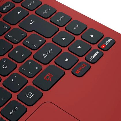 Imagem de Notebook Positivo Motion Plus Q464b Intel Atom 4gb Ram 64gb 14" Led Windows 10 Home Vermelho