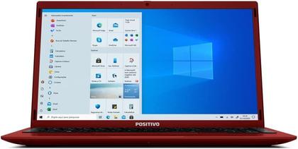Imagem de Notebook Positivo Motion Red Q4128C Atom Quadcore 4GB RAM 128GB Tela LED 14,1