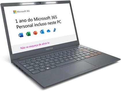 Imagem de Notebook Positivo Vision C14 Intel Celeron Windows 11 Home 4GB 128GB eMMC 14 Lumina BAR Cinza