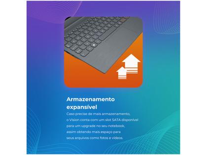 Imagem de Notebook Positivo Vision C14 Lumina Bar Intel Celeron 4GB 128GB eMMC 14” HD Windows 11 Microsoft 365