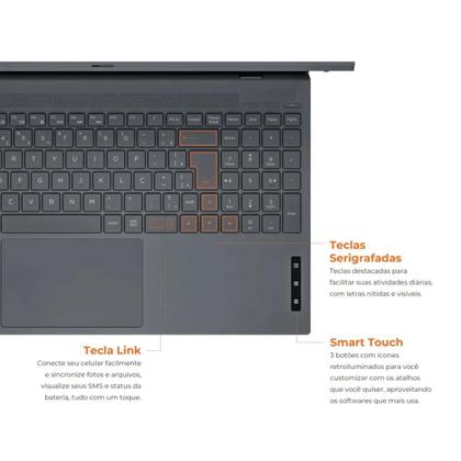 Imagem de Notebook Positivo Vision C15 Lumina Bar 4GB 256GB C4256AI-15