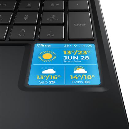 Imagem de Notebook Positivo Vision C15M Intel Celeron N4500 Linux 8GB RAM 256GB eMMC 15.6" Full HD IPS  Minitela - Cinza