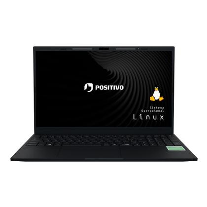 Imagem de Notebook Positivo Vision i15M Com Minitela Intel Core 3 N350 Linux 16GB RAM 256GB SSD Wi-Fi 6 - 15,6" Full HD IPS Preto