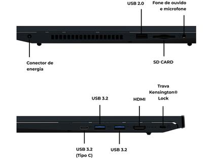 Imagem de Notebook Positivo Vision R15 R58256 A-15 AMD Ryzen 5 8GB RAM SSD 256GB 15,6" Full HD Windows 11 3002880