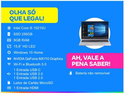 Notebook Samsung Book X45 Intel Core i5 8GB - 256GB SSD 15,6