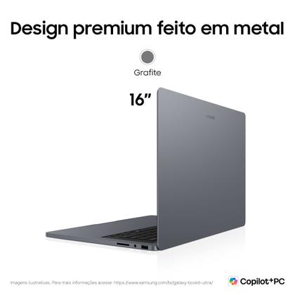 Imagem de Notebook Samsung Galaxy Book6 Ultra 16" AMOLED Copilot+ PC, Windows 11 Home, Ultra 7, 32GB, 1TB SSD, RTX 5060, 1.89 kg