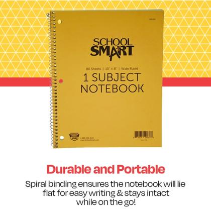 Imagem de Notebook School Smart Spiral 1  Assunto amplamente regulamentado