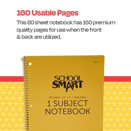 Imagem de Notebook School Smart Spiral 1  Assunto amplamente regulamentado