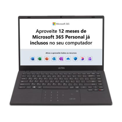 Imagem de Notebook Ultra UB250 Celeron N4020C 4GB 128GB 14" Office 365
