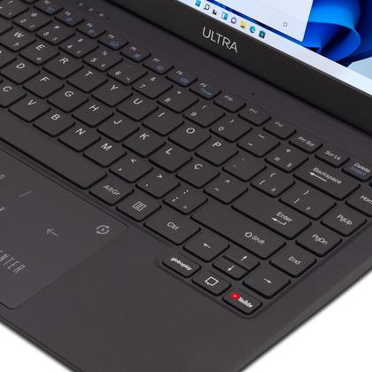 Imagem de Notebook Ultra Windows 11 Home Tela 14 Pol Celeron N4020C 4GB RAM 128GB eMMC Cinza - UB250
