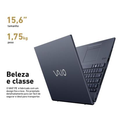Imagem de Notebook Vaio FE 15 Intel i5 1235U 8gb 512gb Ssd Linux 15,6" VJFE54F11X B2321H