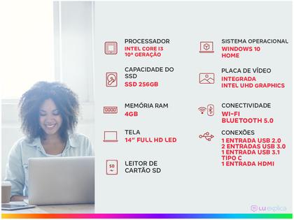 Imagem de Notebook Vaio FE14 VJFE43F11X-B0111H Intel Core i3