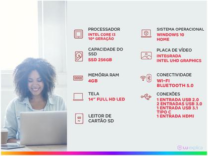 Imagem de Notebook Vaio FE14 VJFE43F11X-B0111H Intel Core i3