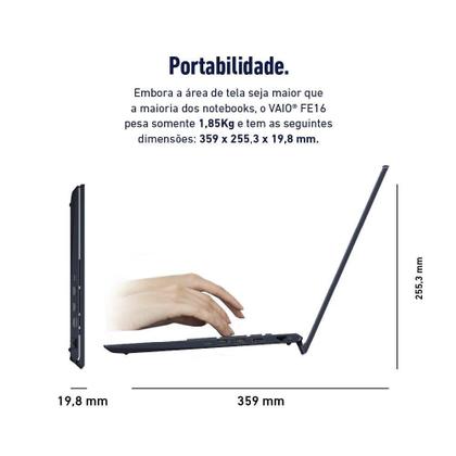 Notebook VAIO VJFE69F11X-B0711H 16