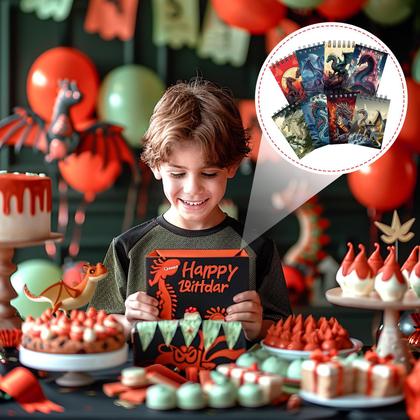 Imagem de Notebooks Mini Dragon Yoirrat, pacote com 24 para meninos e meninas