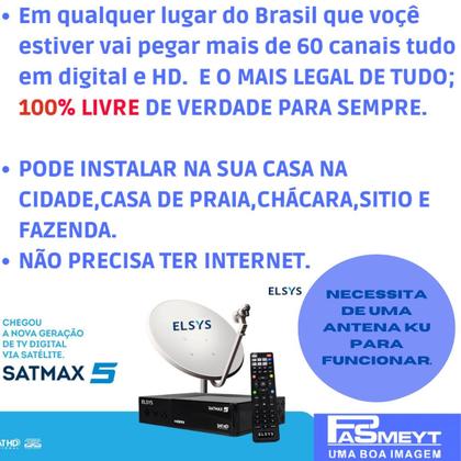 Imagem de Nova Antena Parabólica Ku Completa Com 2 Saída Dupla