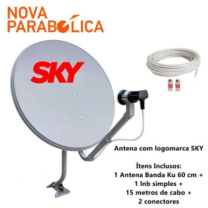Imagem de Nova Parabólica SKY LIVRE com Canais em Full HD