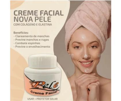 Imagem de Nova Pele Creme Facial Clareador Manchas De Melasma Original - 2 Unidades