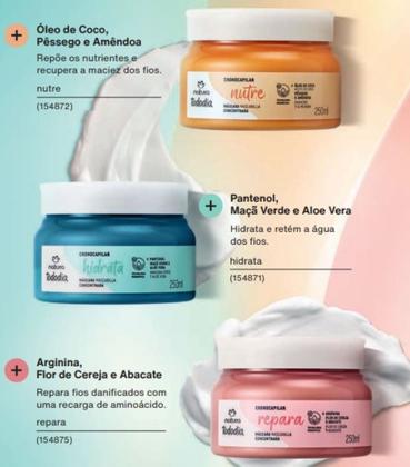 Imagem de Novas máscaras concentradas crono capilar natura tododia