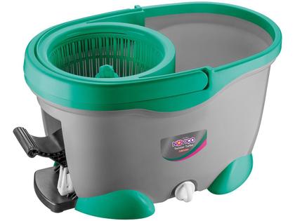 Imagem de Noviça Mop Turbo Esfregão Giratorio Twister Balde 17 Litros com Pedal Bettanin BT1389