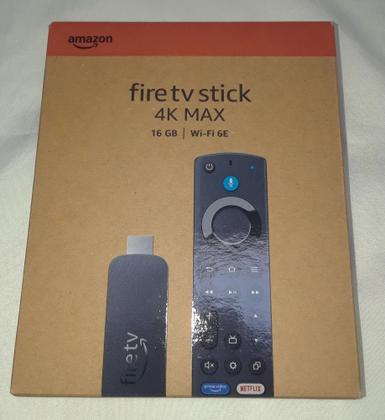 NOVO Amazon Fire TV Stick 4K MAX, (2ª Geração) Wi-Fi 6E, 16GB 2GB
