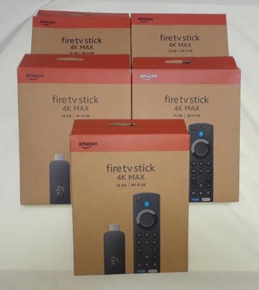 Novo AMAZON Fire TV Stick 4K MAX (2ª Geração) Wi-Fi 6E Quad-core