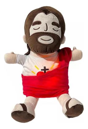 Imagem de Novo Jesus Que Respira Pelúcia Com Música E Luzes 2025