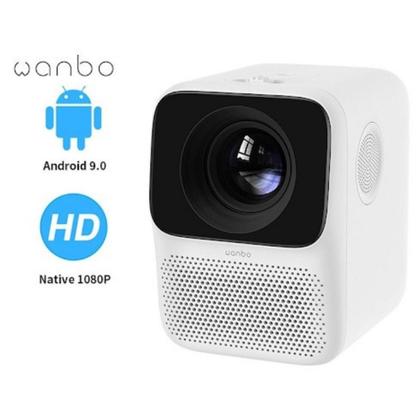 Imagem de Novo Projetor LED com Android Integrado Ideal para Assistir Filmes e Series HDMI Wifi 120 pol em 1080P - T2 MAX Wanbo  lançamento