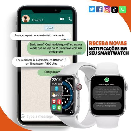 Imagem de Novo Relógio Smartwatch W29 Max Pro Cinza Series 9 Modelo Original + 2 Pulseiras