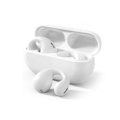Imagem de Novo Sound Earcuffs Condução De Ossos Fones De Ouvido Branco Sem Fio Bluetooth 5.3