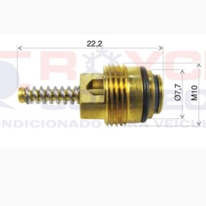 Imagem de Nucleo Valvula Schrader Large-Bore Fiesta 1999 Em Diante Ranger Mondeo Com Rosca M10