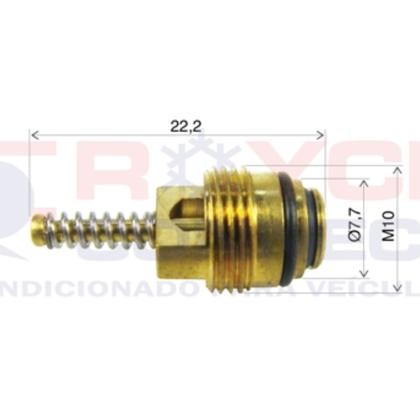 Imagem de Nucleo Valvula Schrader Large-Bore Fiesta 1999 Em Diante Ranger Mondeo Com Rosca M10