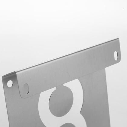 Imagem de Número 7 residencial - Inox- Pode ser utilizado com Led